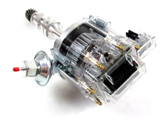 Ford FE 352 390 428 HEI Distributor 65K Ignition Coil Clear Cap D33107C