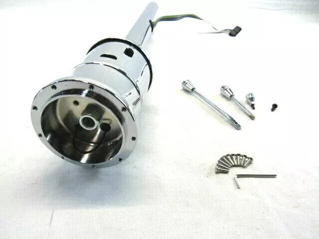 1955-56 Chevy Passenger Car Tilt-Shift Steering Column Chrome BPS-1028