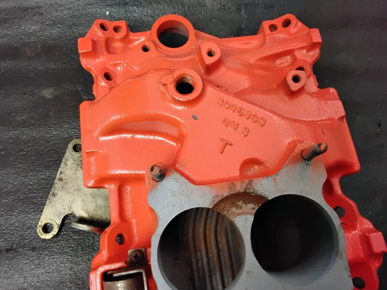 1967 Chevrolet 3905393 SBC Q-Jet Cast Iron Intake Manifold Date Choice 67