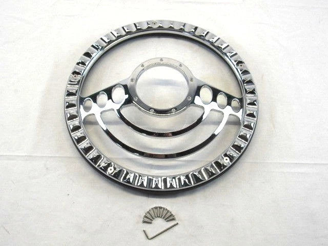 Billet Aluminum 14'' Steering Wheel Half Wrap Black Leather (9 Hole) S82030