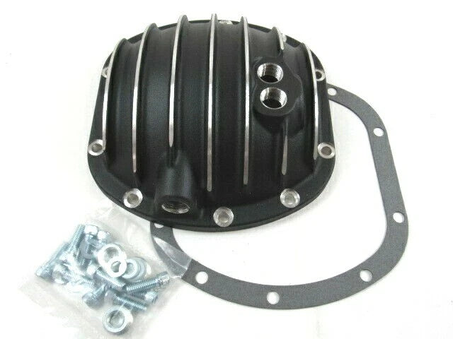 Dana 30 10 Bolt Front Aluminum Differential Cover Black C23801BK