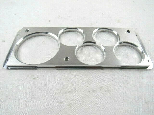 1940 Ford Pick Up Dash Gauge Panel Aluminum 5 Hole Polished W93006P