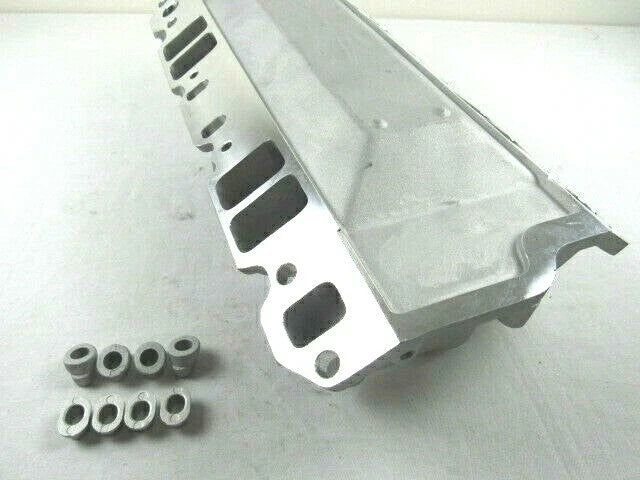 1959-95 Small Block Chevy 327 350 383 Intake Manifold Satin E42406