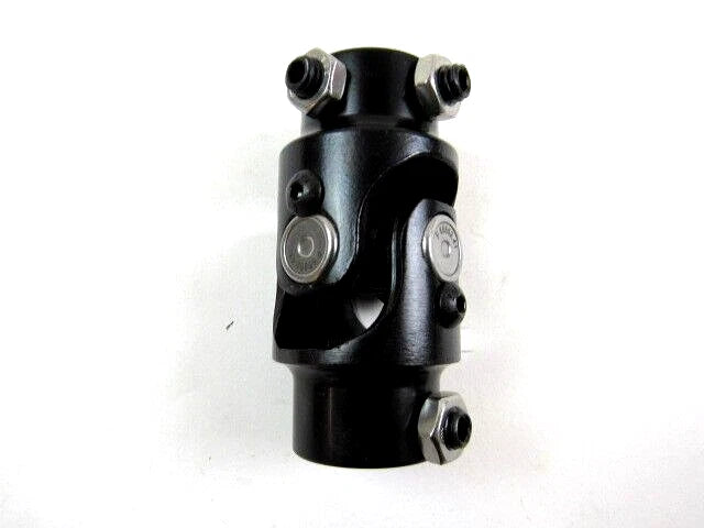 17mm DD X 3/4''-48 Steel Steering Shaft Universal U-Joint Black S83135BK