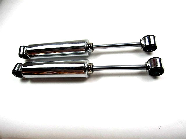 Universal Steel Short Tube Shock 14-5/8''-9-5/8'' Chrome Pair