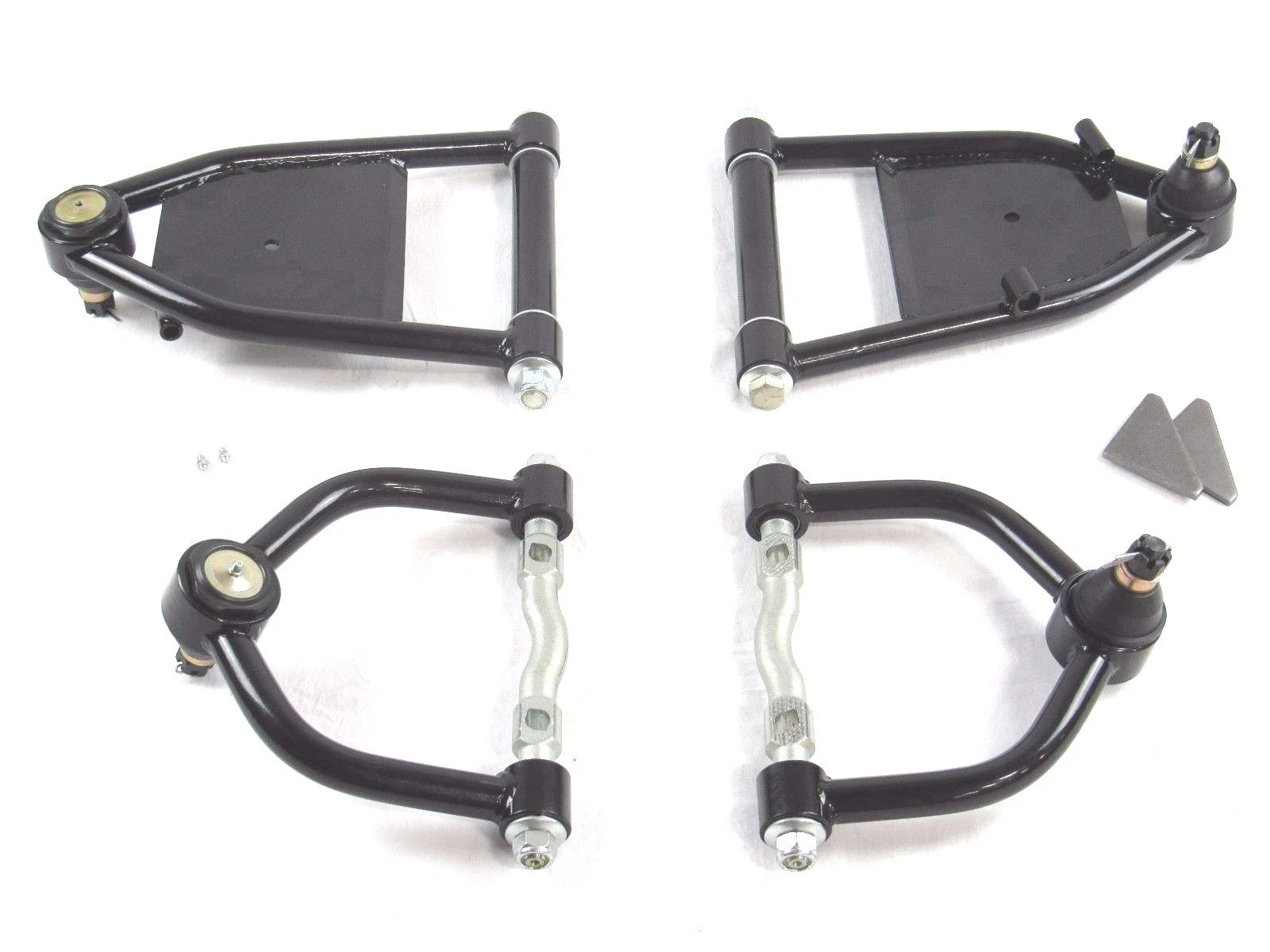 Mustang 2 Tubular Control Arms Upper & Lower Narrowed for Air Bag Set C21004K
