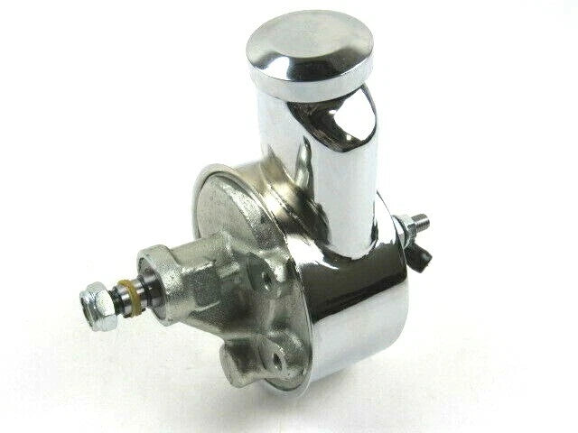 GM Saginaw Power Steering Pump w/ Reservoir Chrome S86008C