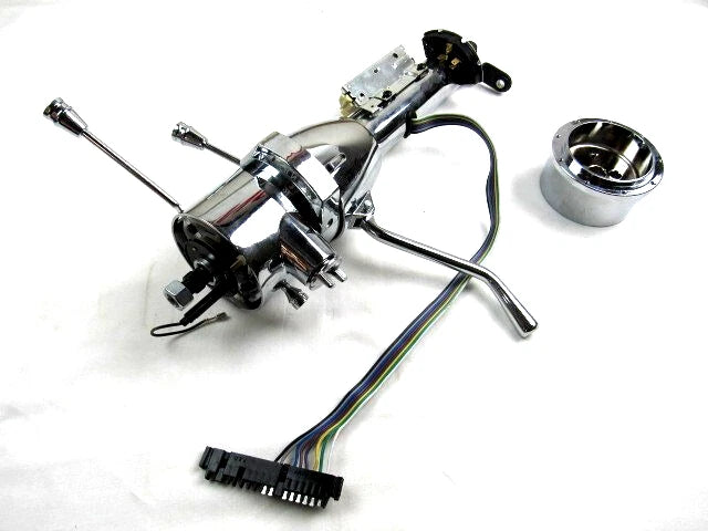 18" Tilt Steering Column Automatic w/ Key Ignition Black S81021BK