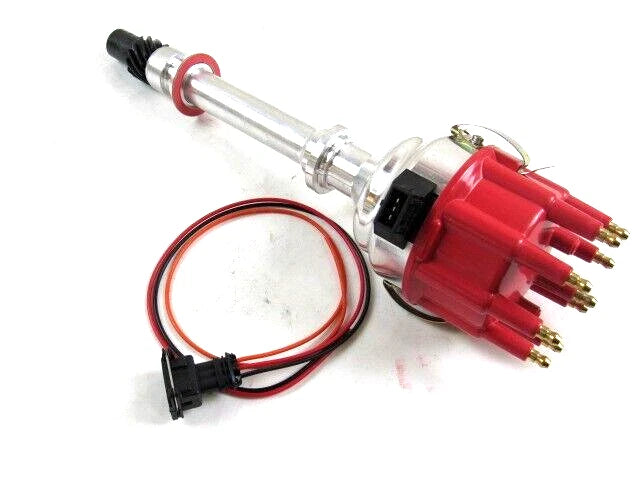 Chevy 350 & 454 pro Billet Ready to Run Distributor Red D33181RD