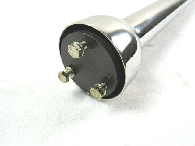 Universal 34'' Straight Steering Column Stainless Steel Polished S81077-34