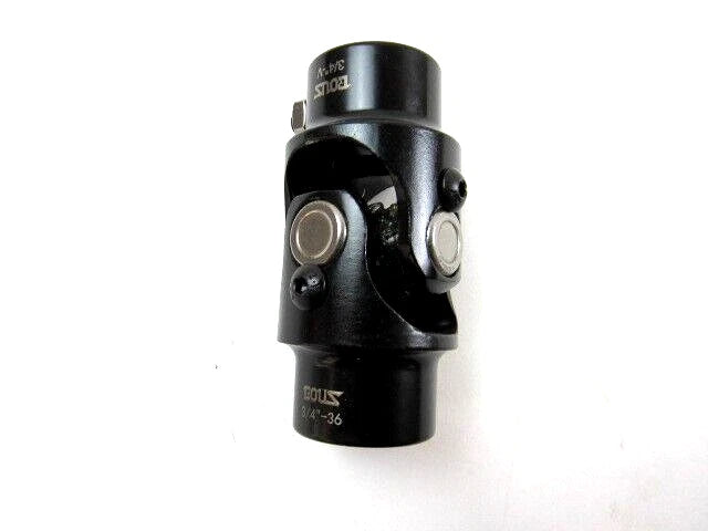 3/4''-V X 3/4''-36 Steel Steering Shaft Universal U-Joint Black S83132BK
