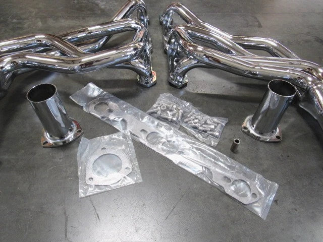 1967-1991 SBC Chevy 327-350-400 Truck / Blazer/Yukon 4wd Headers Chrome H60353C