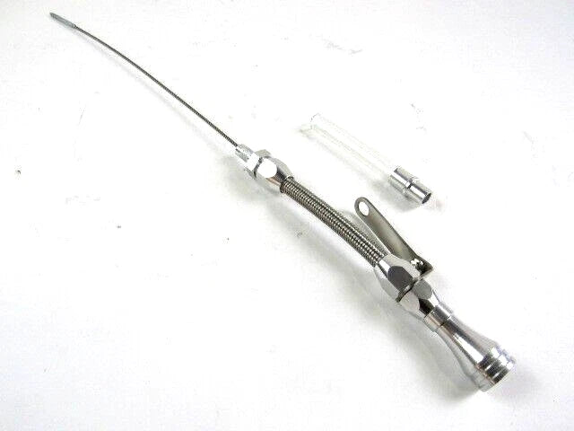 Braided Engine Oil Pan Dipstick for 1957-1979 Chevy 327 350 383 E44513
