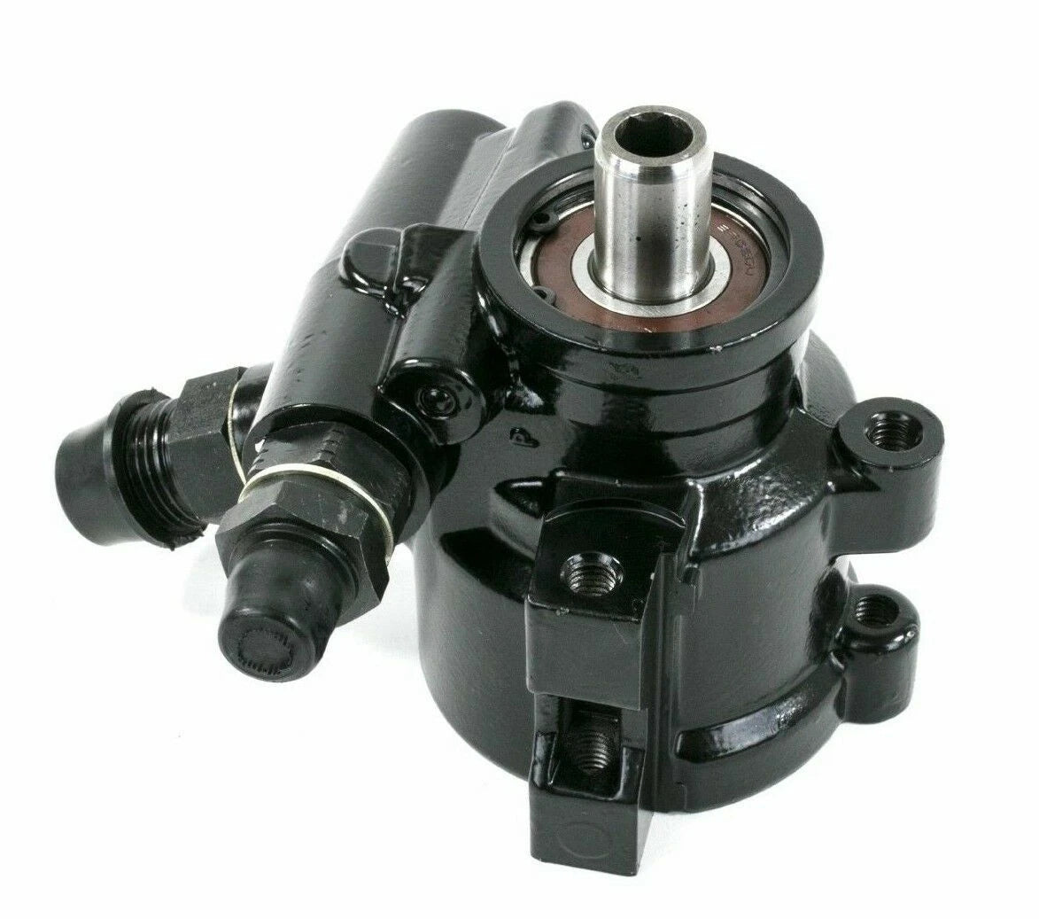 GM Chevy Type II Aluminum Power Steering Pump Black S86005BK