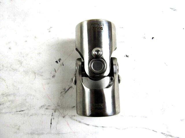 1'' Round x 1'' Round Steering Universal Joint Raw Stainless Steel S83103S