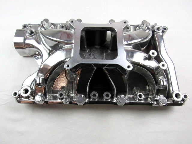 Ford 351W Aluminum High Rise Intake Manifold 3000-7500 Polished E42459P