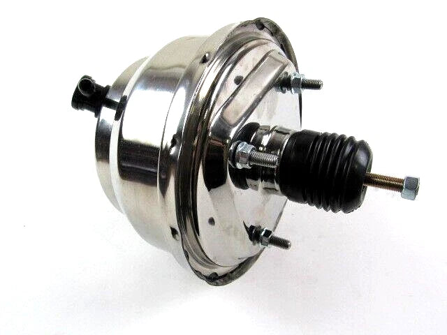 GM/ Chevy 8" Dual Diaphragm Power Brake Booster Stainless Steel B10604S