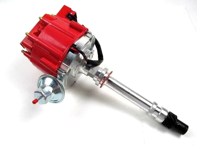 Chevy SBC 283-350 BBC 454 HEI Distributor Drive 65K Coil Red Cap D33100RD