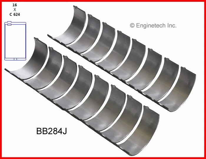Standard Main & Rod Bearings for 1955-1967 Chevy SBC 265 283 327 Small Journal