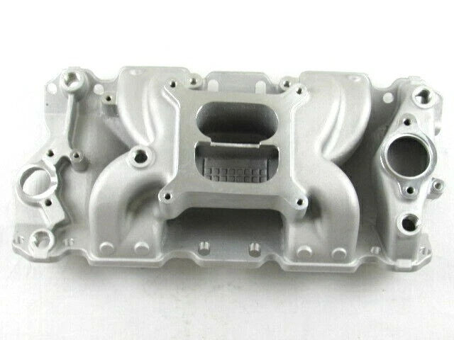 1959-95 Small Block Chevy 327 350 383 Intake Manifold Satin E42406