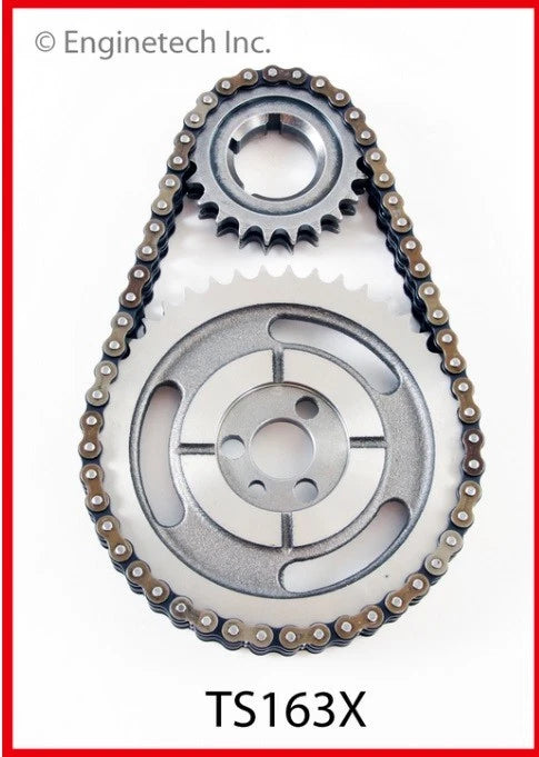 Adj HD Double Roller Timing Chain Set for Chevrolet SBC V8 283 305 327 350 400