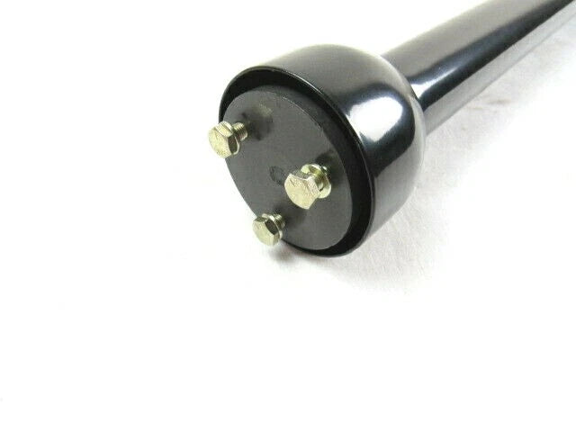 Universal 28'' Straight Steering Column Stainless Steel Black S81077BK-28