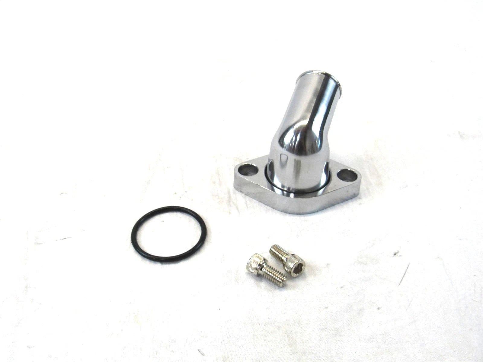 GM/Chevy 15° Aluminum Water Neck polished w/ Gasket K71404P