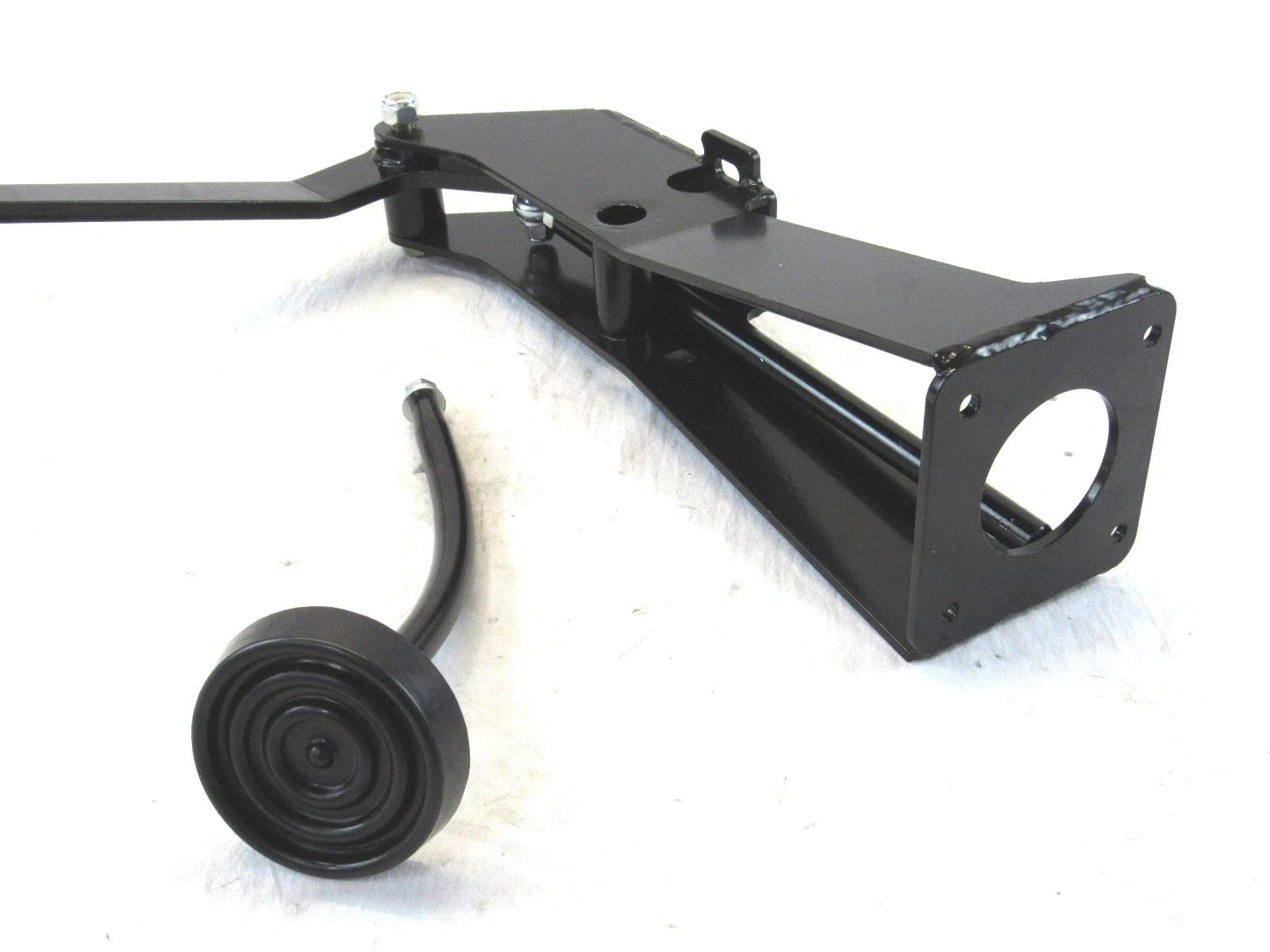 1949-54 Chevy Frame Rail Mount Brake Pedal Assembly Black B10522