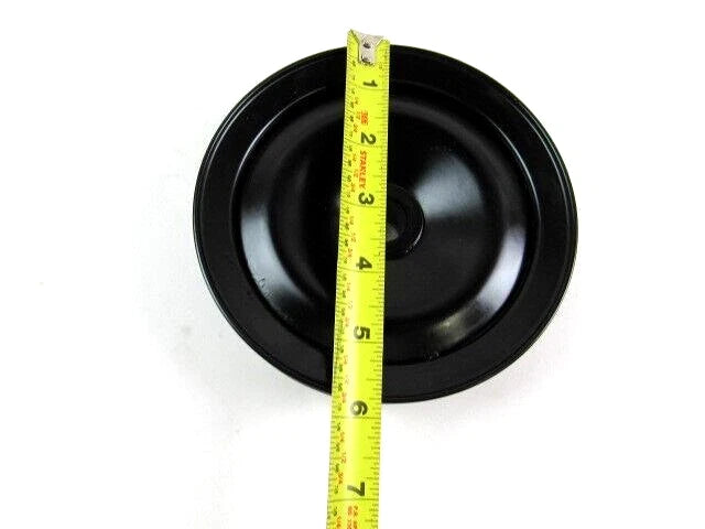 V-Belt Steel Power Steering Pulley Single Groove Black E43601