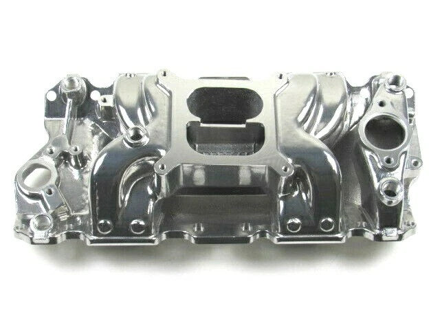1959-95 Chevy 327 350 383 Air Gap Intake Manifold Polished E42406P