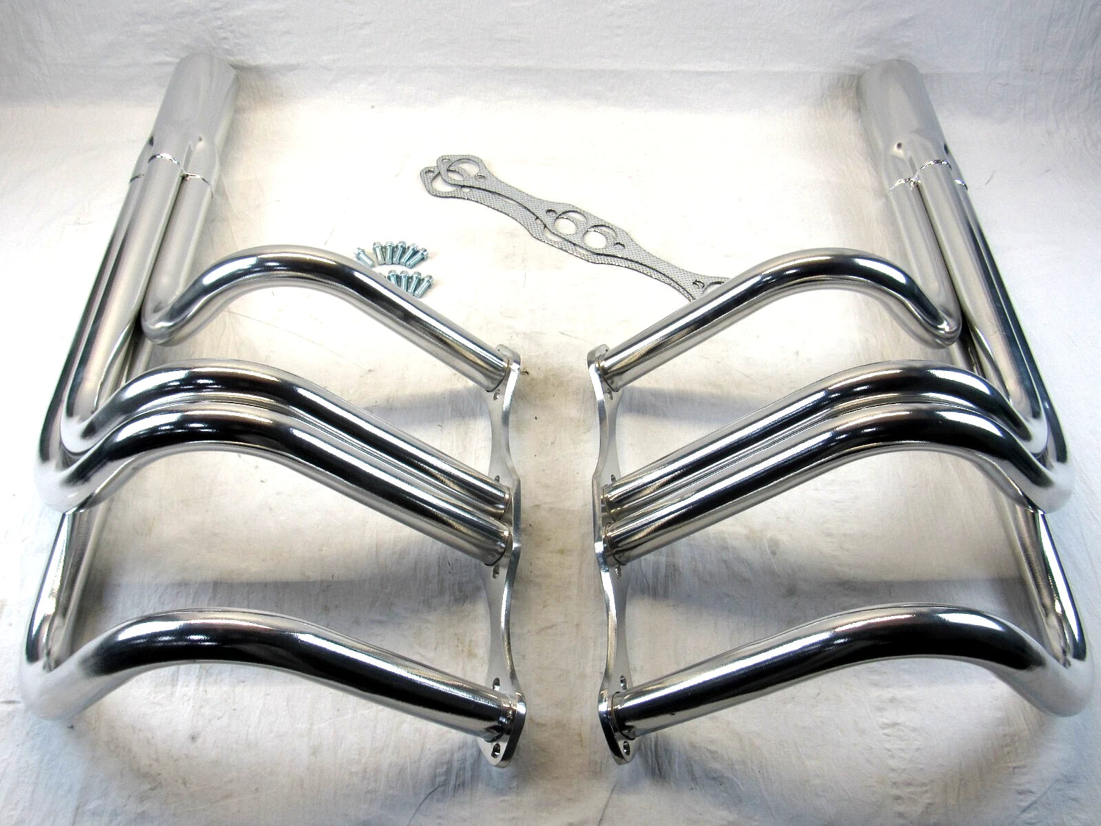 Chevy SBC 327 350 400 T Bucket Roadster Long Tube Header Set Ceramic H60009H