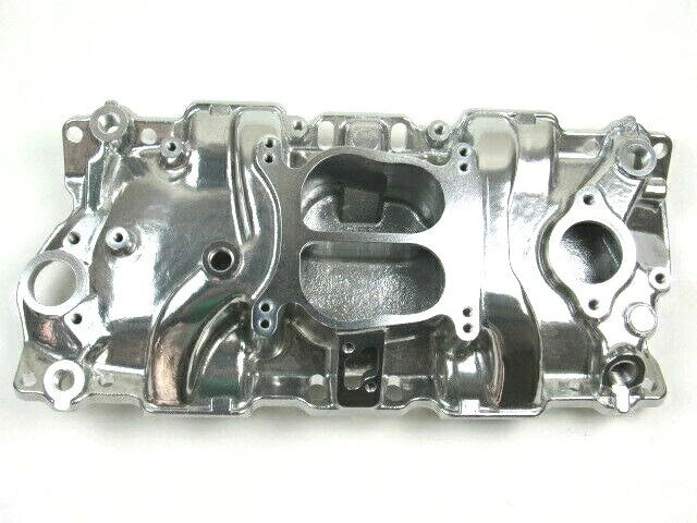 1957-1995 Small Block Chevy 350 383 Aluminum Intake Manifold Polished E42401P