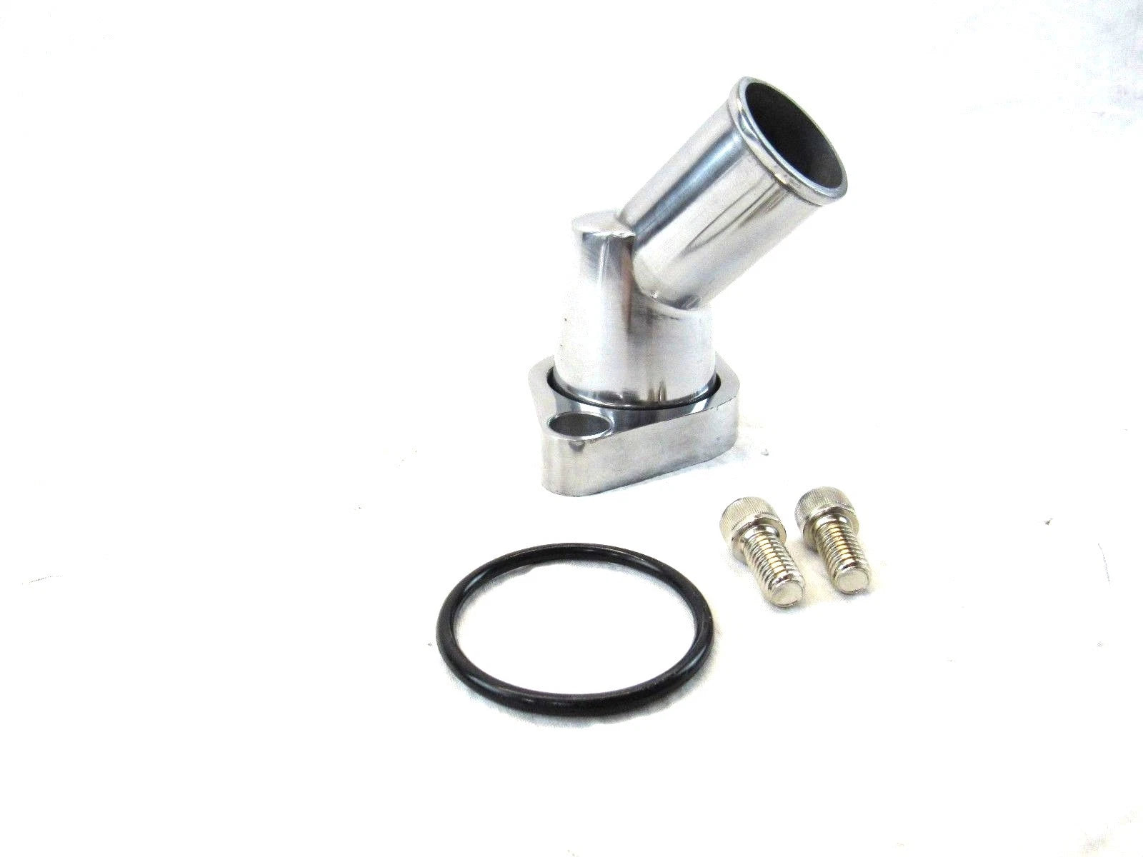 GM/ Chevy 45° Aluminum Swivel Water Neck Polished K71401P