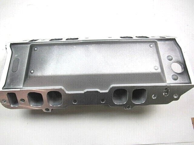 1965-1990 Chevy 396-454 Oval Port 1500-6500 Air Gap Intake Manifold Satin E42443