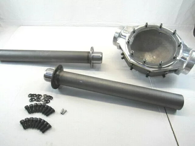 9“ Ford Aluminum Rear Center Housing w/ 3'' Axle Tubes & New Style Ends Polished C23005P/C23102/C23111