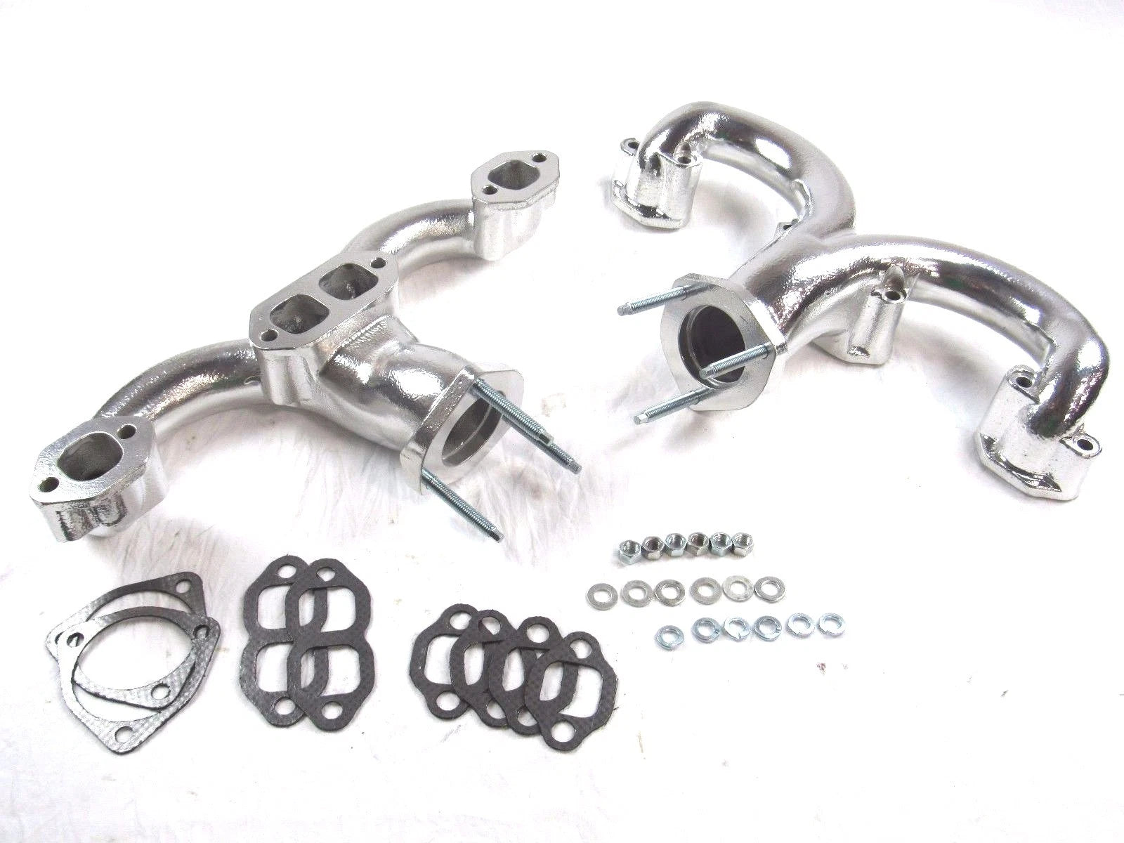 Chevy SBC 305 327 350 Ram Horn Header Set Ceramic H64501H