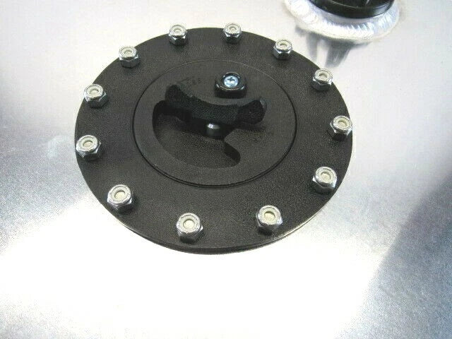 Fabricated Alum. 13 Gallon Fuel Cell W/ 0-90 OHM Fuel Sender Polished F51005
