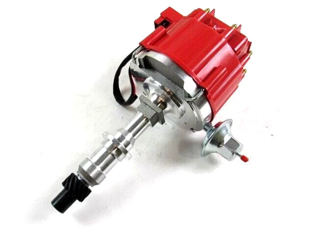 HEI Distributor for Pontiac v8 65K Coil 1-Wire Red Cap D33111RD