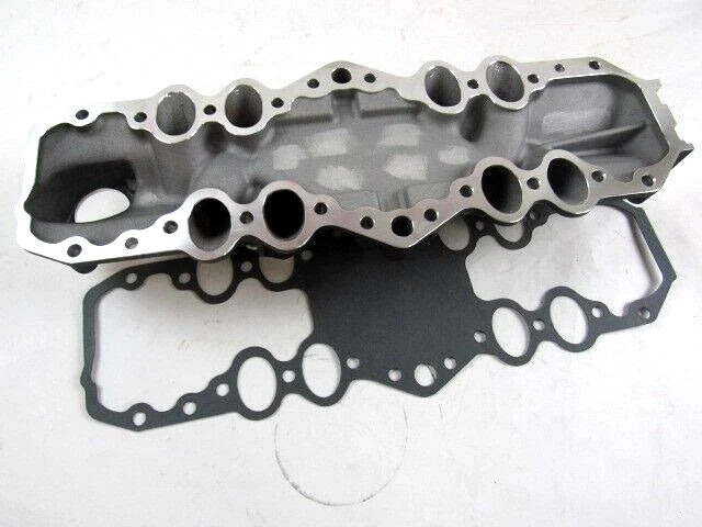 1932-48 Ford Flathead Dual Carb Intake Manifold Black E42501BK