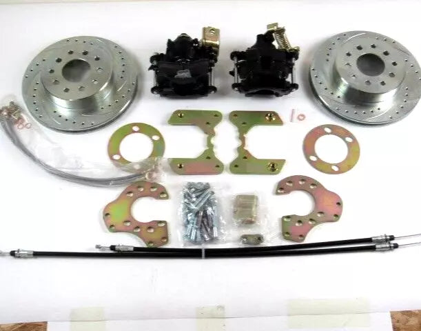 11'' Rear Disc Brake Kit for Ford 9'' w/ E-Brake Caliper B12303B/ B10241