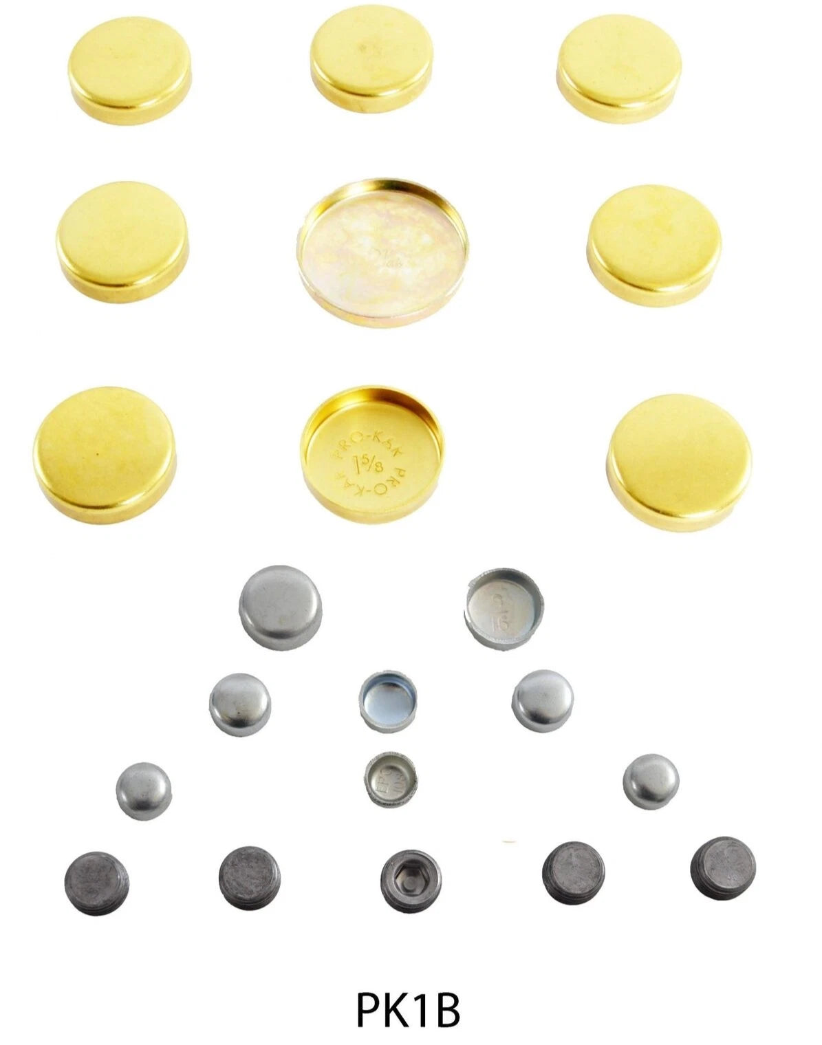 Brass Expansion Freeze Plug Kit Chevrolet SBC 5.7L 283 302 305 307 327 350 383
