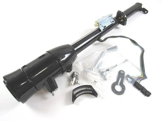 33" Tilt Steering Column Automatic W/ Key & Wheel Adapter Black S81024BK