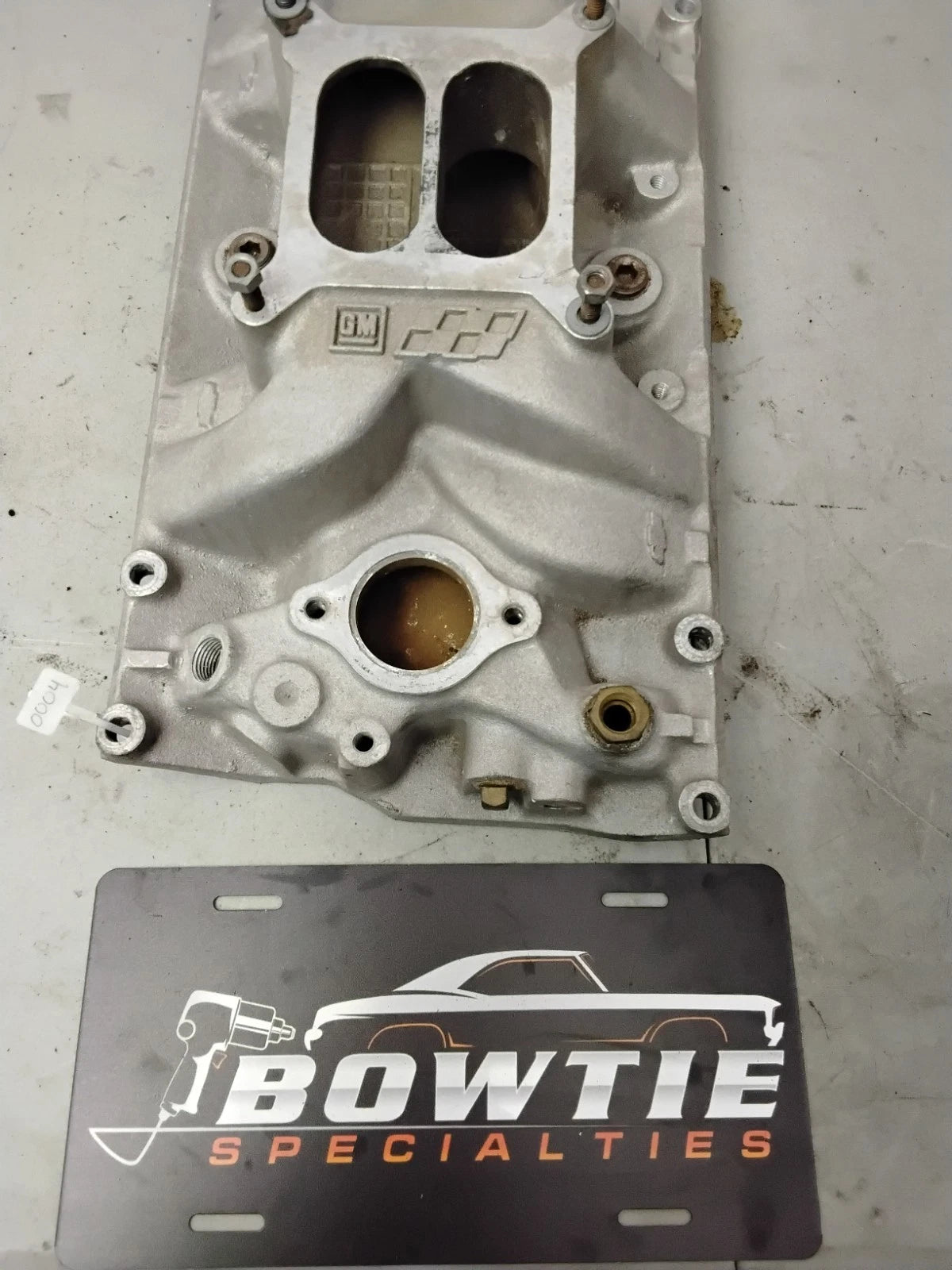 SBC Chevy 350 vortec intake manifold, GM performance Bowtie intake 12464340, ZZ4