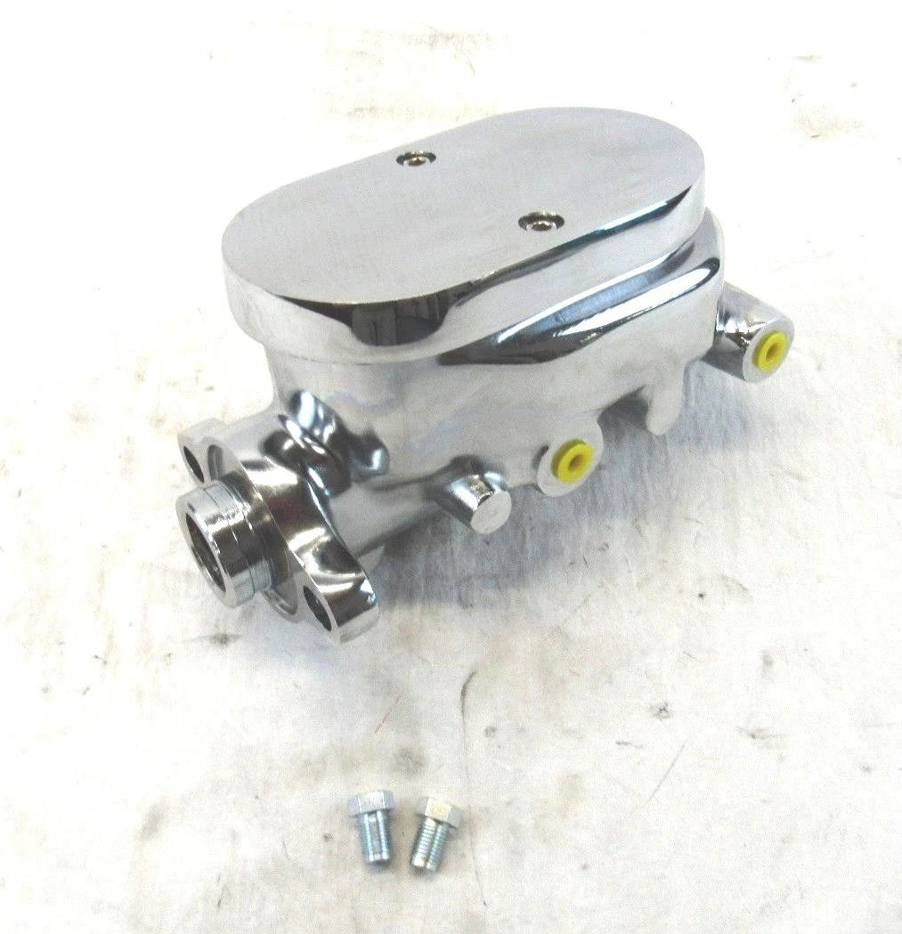 GM Universal Alum. Brake Master Cylinder Smooth Top Chrome B10009