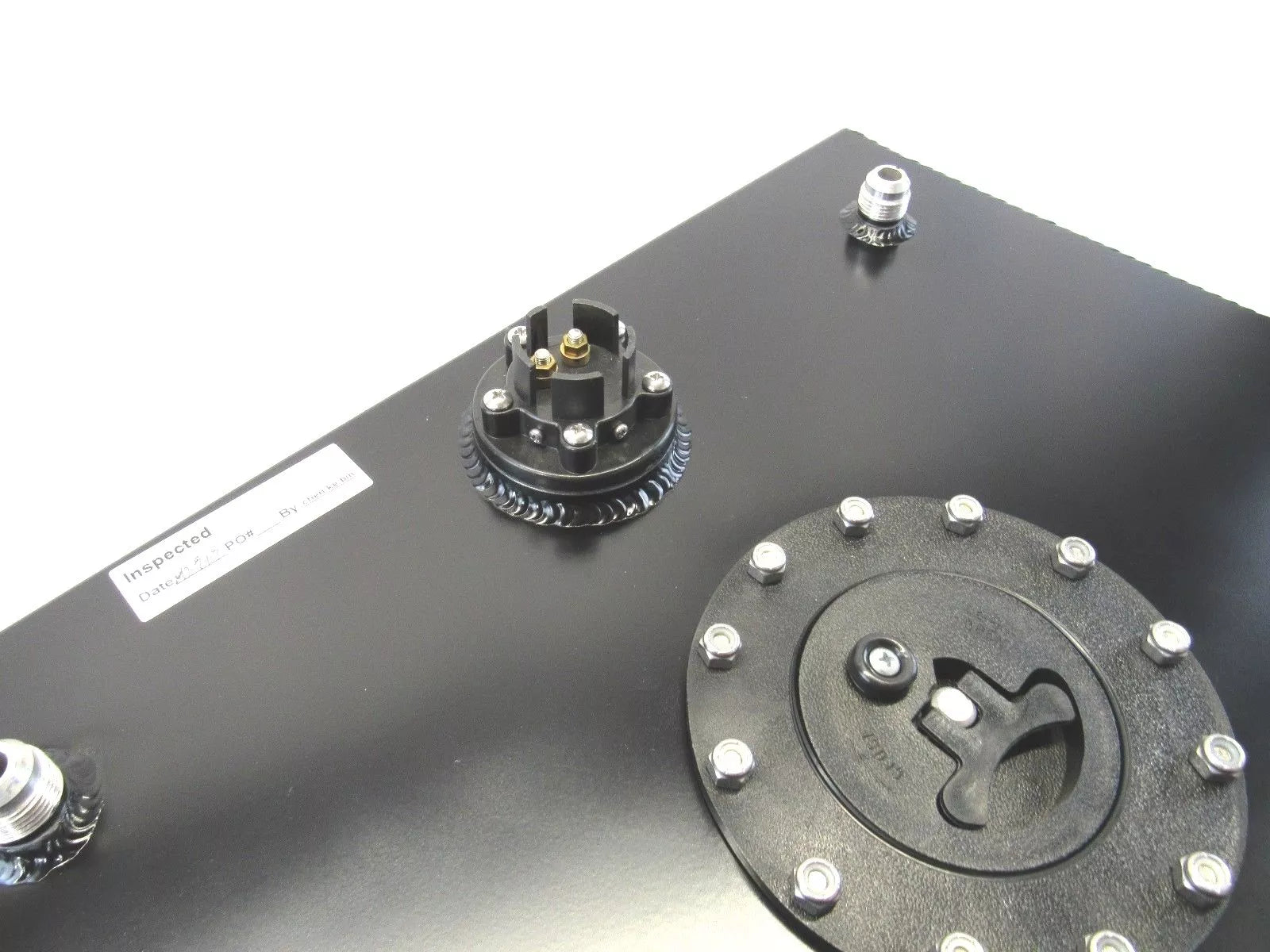 Universal Aluminum 20 Gallon Fuel Cell w/ 0-90 Ohm Sending Unit Black F51007BK