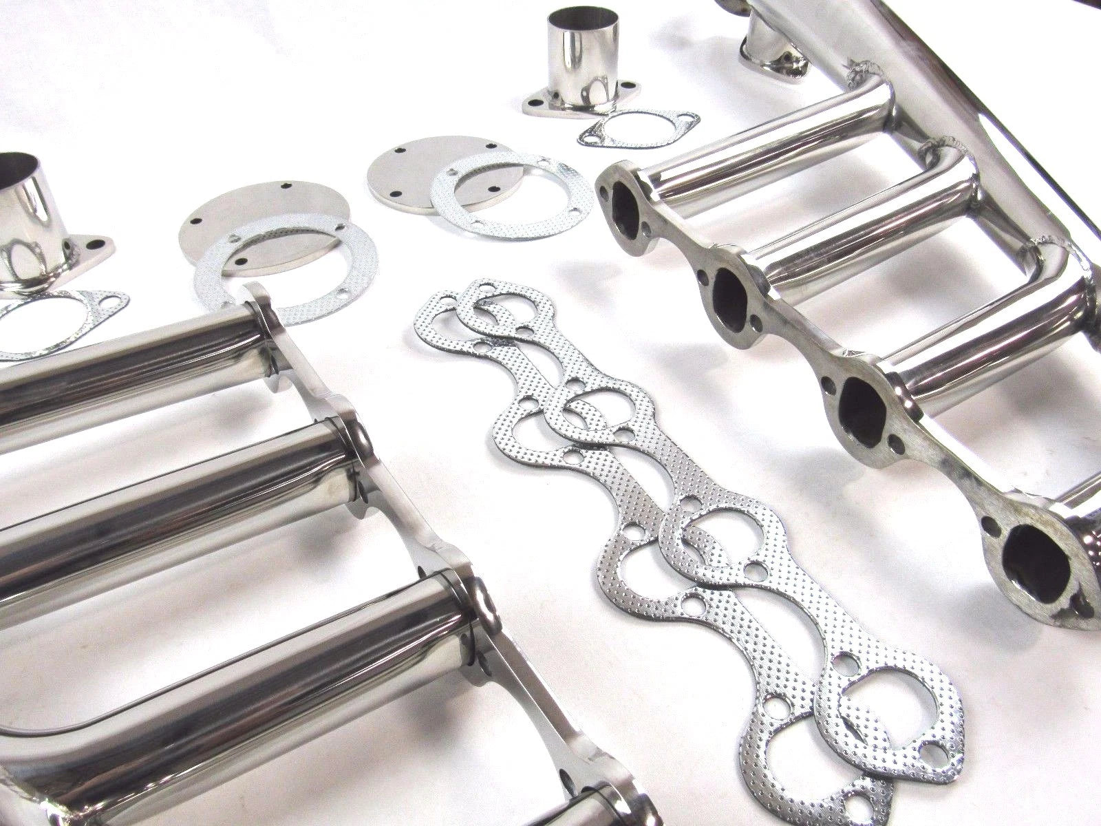 Lake Style Headers Compatible with Chevy Small Block 283 -350 Stainless Steel H60007S