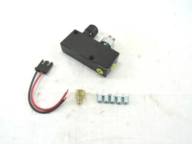 Alum. Adjustable Brake Prop Valve w/ Distribution Block/Pressure Black B10283BK