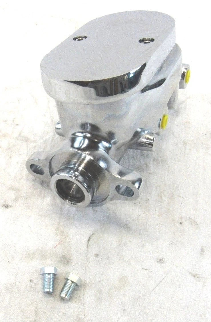 GM Universal Alum. Brake Master Cylinder Smooth Top Chrome B10009