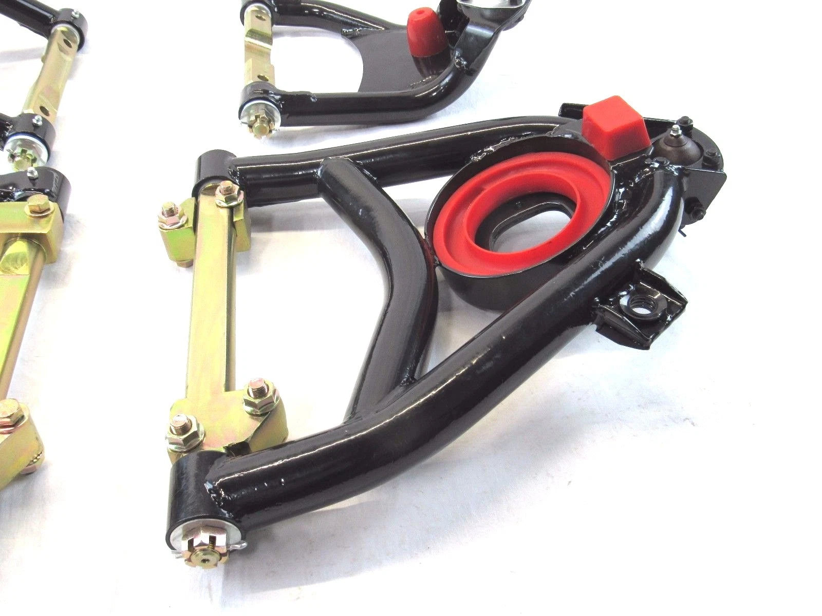 1955-1957 Chevy Belair Tubular Upper/Lower Control Arm Set Black C21013/C21014