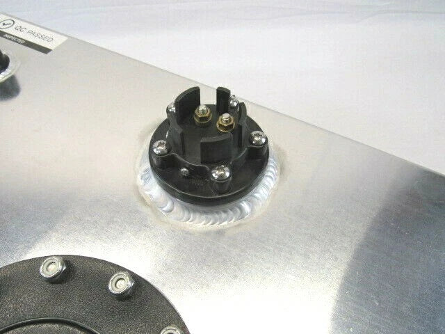 Fabricated Alum. 13 Gallon Fuel Cell W/ 0-90 OHM Fuel Sender Polished F51005